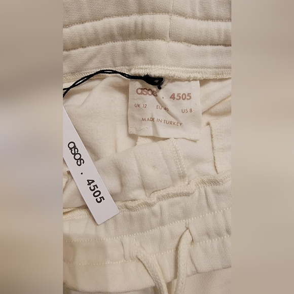 ASOS 4505 NWT HIGHWAISTED STRAIGHT THROUGH LEG JOGGER SIZE 8 COLOR IVORY/BEIGE - Picture 5 of 6